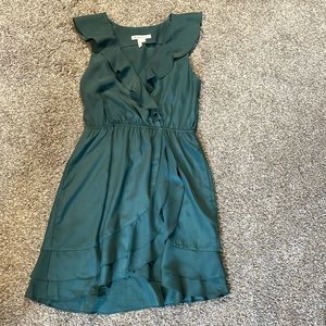 Green BCBG dress